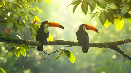 toucan on a tree