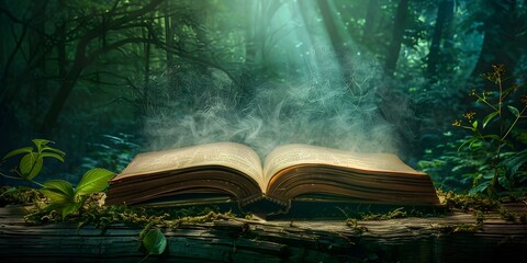 Enchanted Forest Backdrop for Fantasy Novel Writing and Publishing