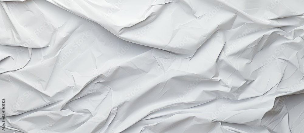 Poster a textured grey paper with a crumpled appearance suitable for use as a copy space image