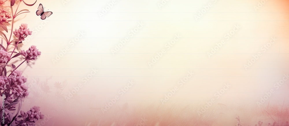 Poster a memo with a sweet background and space for copy