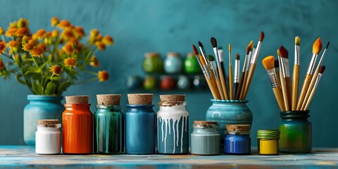 Obraz premium Eco Friendly Conceptual Art Supplies for Sustainable Creativity