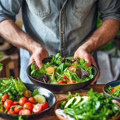 close up vegetable dish
