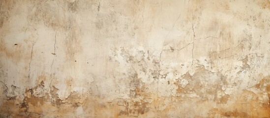 An aged worn cement wall with a grungy texture provides an intriguing background ideal for various purposes with ample copy space image