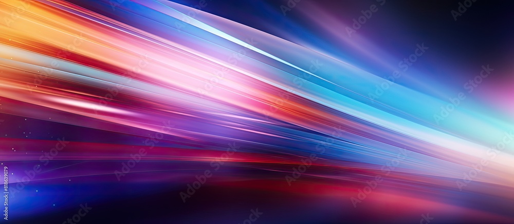 Poster a vibrant and blurry abstract background with vivid colors is perfect for web design or as a blurred