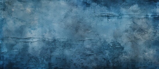 Abstract grunge background featuring a blue decorative plaster texture and a vignette offering copy space for design