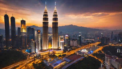 Kuala Lumpur Skyline | City of Lights | The world's most expensive buildings 