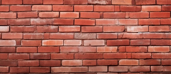 Red brick block background with copy space image