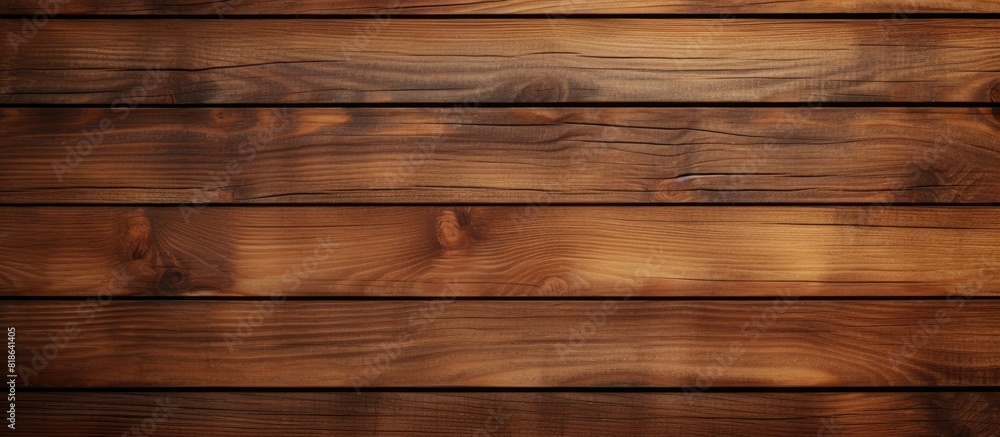 Poster The image features a wooden texture with a horizontal brown background pattern providing ample space for adding text