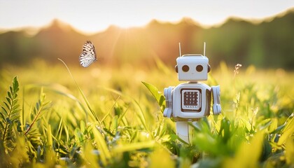 Curious Explorer: The Little Robot's Summer Field Adventure