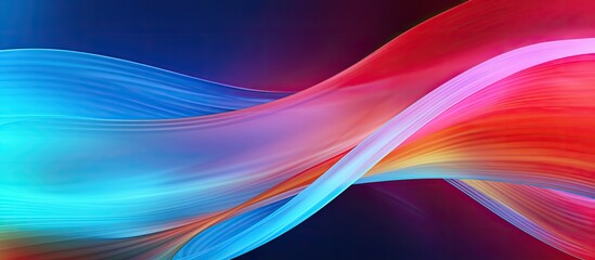 A vibrant and blurry abstract background with vivid colors is perfect for web design or as a blurred wallpaper Copy space image