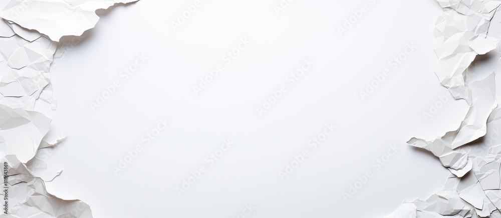 Aufkleber A ripped paper can be seen in the image standing alone on a white background leaving ample room for additional text or artwork
