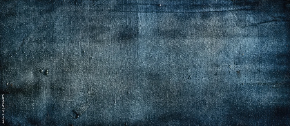 Aufkleber closeup of a vintage dark denim background with a grungy appearance the texture of the jeans is high