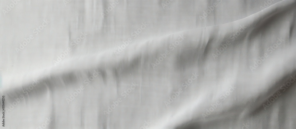 Leinwandbilder a top view gray linen texture background image with a white linen canvas provides ample copy space m