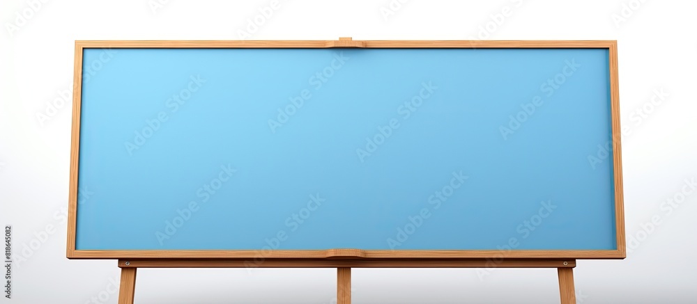 Aufkleber a blue board is isolated on a white background leaving empty space in the image. creative banner. co