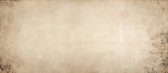 A light colored vintage paper background with copy space for design and web page