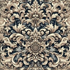 The image shows a seamless floral pattern on a black background. The flowers come in a variety of shapes and colors, including pink, yellow and blue. The flowers are evenly distributed along the black