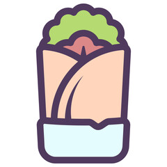 doner kebab icon