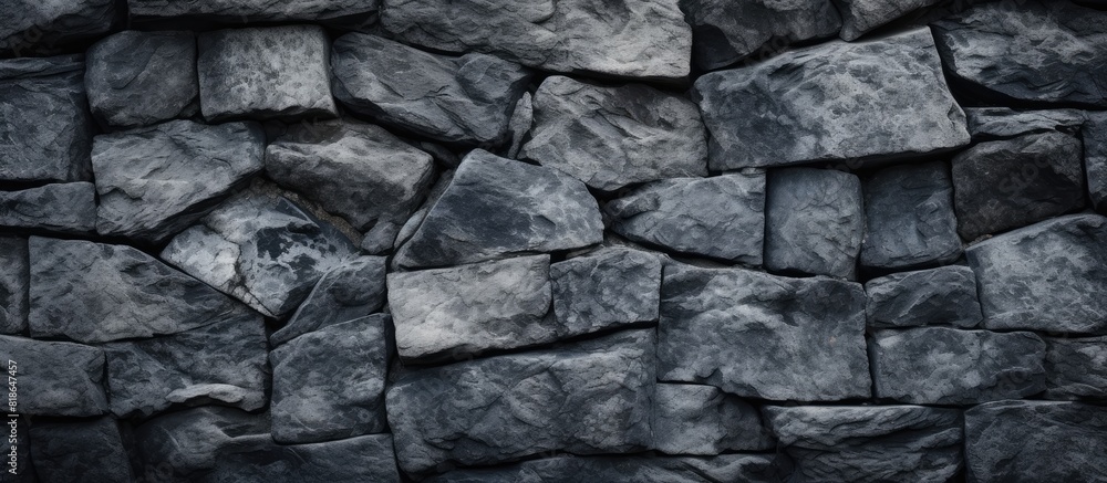 Poster a close up image of a stone texture background with ample copy space