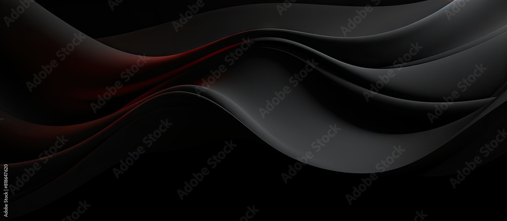 Poster A dark black textured abstract background with light perfect for adding copy space to your images