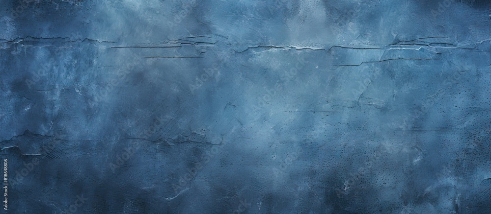 Aufkleber A beautiful abstract navy blue stucco wall with an old wall pattern texture creating a dark and grungy decorative background The abstract blue color design forms a gradient background Ideal for a cop