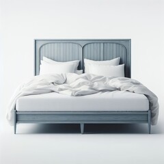 Plush pillows adorn a comfy bed in a luxurious bedroom interior