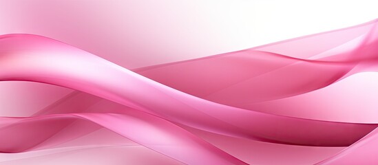 Healthcare and medicine concept depicted by a copy space image of a pink breast cancer awareness ribbon - Powered by Adobe