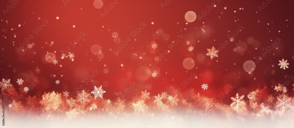 Poster a christmas and new year theme is depicted in an abstract image showcasing christmas decorations sno