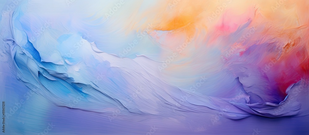 Aufkleber oil paints applied to canvas creating a copy space image