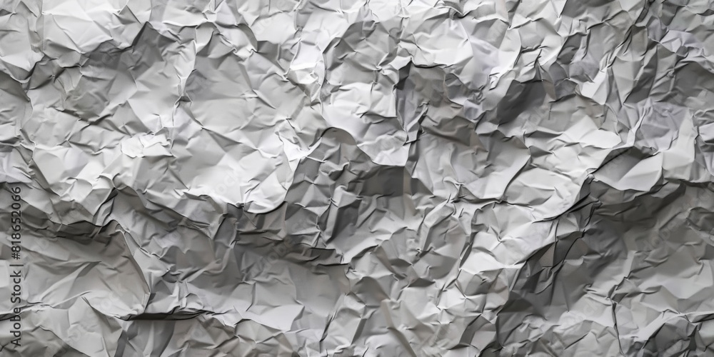 Poster paper with wrinkled texture in grey color. aged material concept