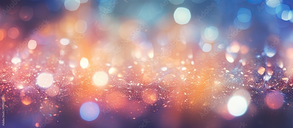Poster a beautiful abstract background with bokeh effects perfect for adding text or graphic overlays in a 