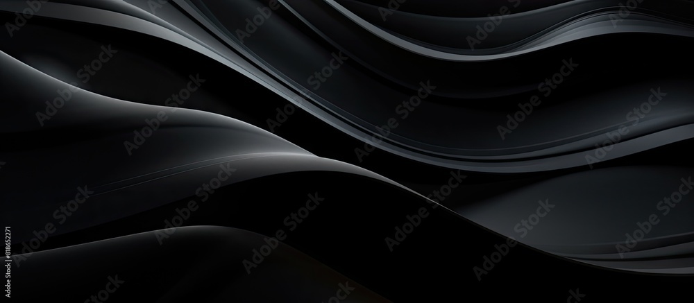 Poster A dark black textured abstract background with light perfect for adding copy space to your images
