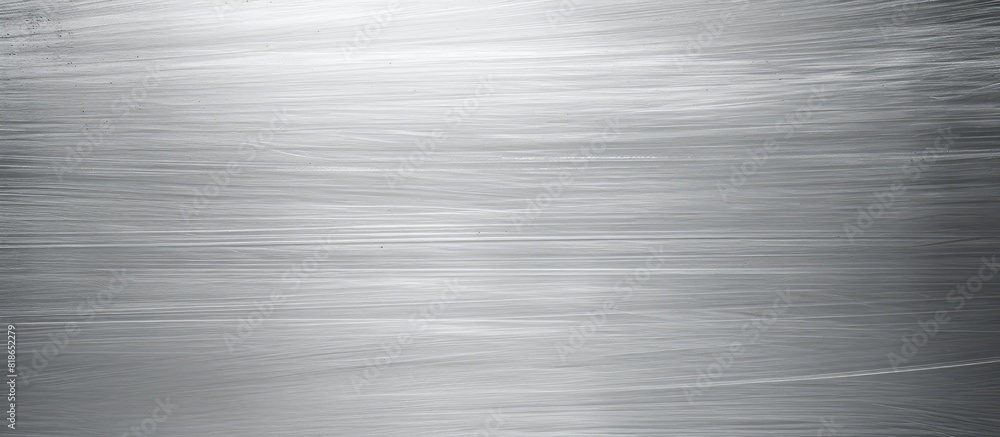 Poster Abstract texture background with copy space image showcasing the play of light on a silver painted metal wall