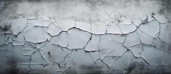 There is a crack on a gray grunge wall making it an ideal background with plenty of space for...