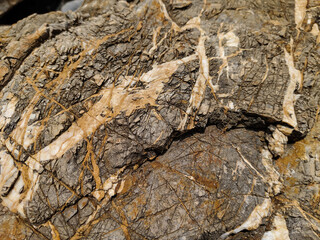 close up of stone with blue abstract texture, materials and materials