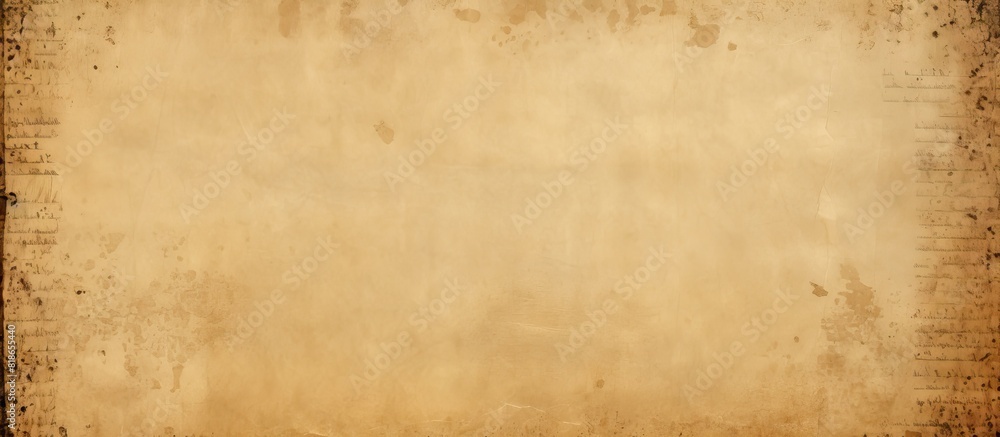 Aufkleber A copy space image of an aged paper with a textured pattern