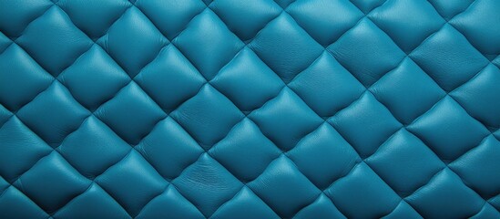 Abstract background and texture of artificial leather with a blue color pattern perfect for design purposes and offering an aesthetically pleasing copy space image
