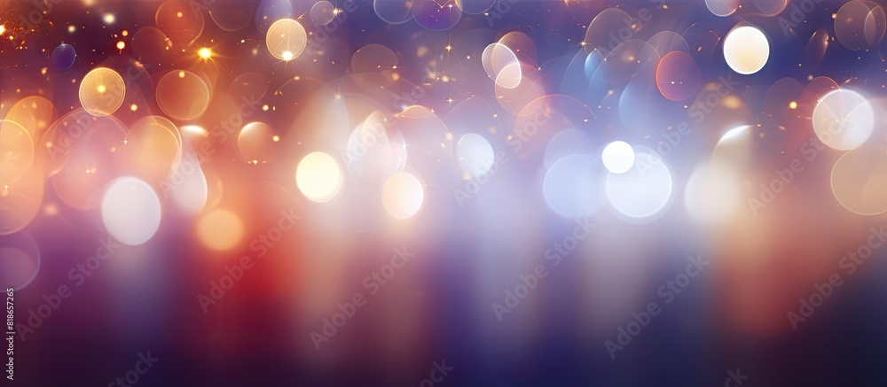 Aufkleber a background of bokeh lights creates an abstract texture with ample copy space image