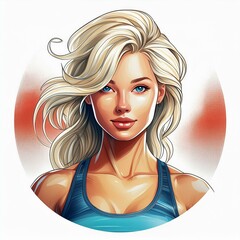 female fitness trainer