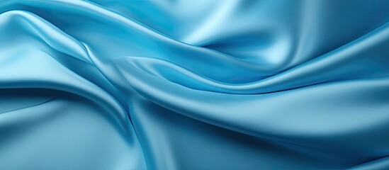 Obraz premium This blue fabric with a terry background is perfect for creating design paper banners and billboards It offers ample copy space for placing images