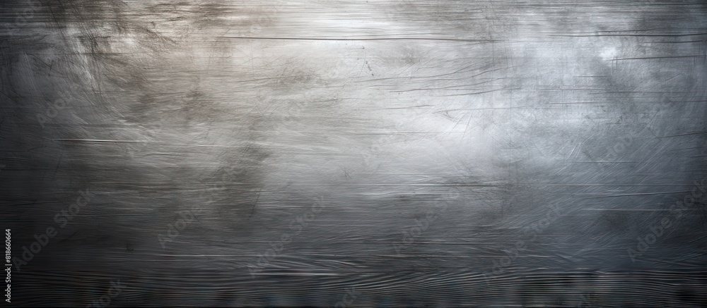 Poster abstract texture background with copy space image showcasing the play of light on a silver painted m