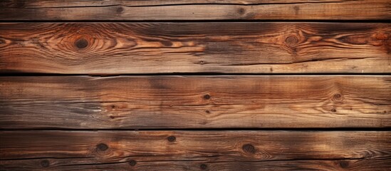 Naklejka premium The image portrays a vintage wooden background with ample copy space