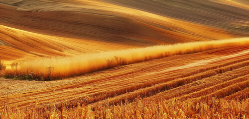 Rich harvest abstraction gold, amber, late summer.