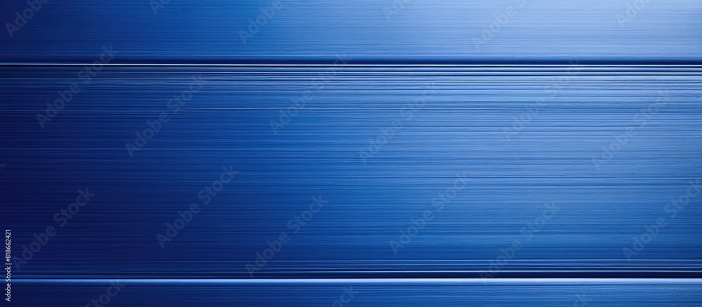 Poster blue aluminum texture creates an abstract background with plenty of room for copy space image
