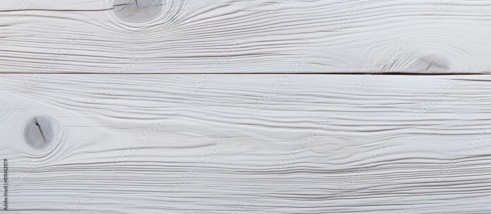 Poster A close up copy space image of a white wooden board showcasing its texture and serving as a background