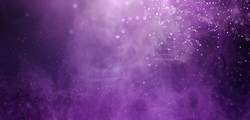 Obraz premium Violet mist dances with floating dust.