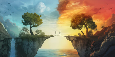 Bridge Between Two Worlds | Meeting at the Dawn and Dusk
