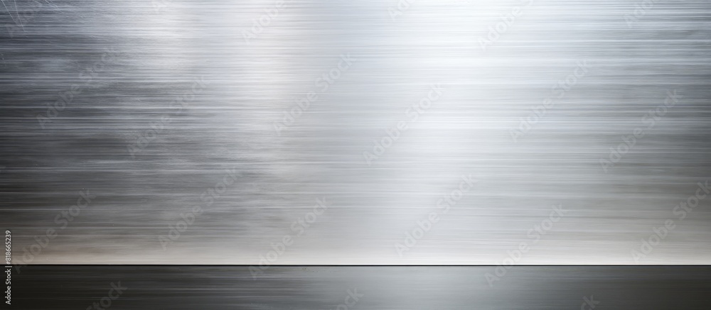 Aufkleber abstract texture background with copy space image showcasing the play of light on a silver painted m
