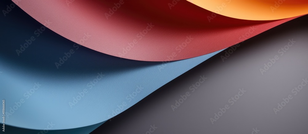 Poster A colorful sheet of paper stands out on a textured gray background leaving plenty of room for additional images or text