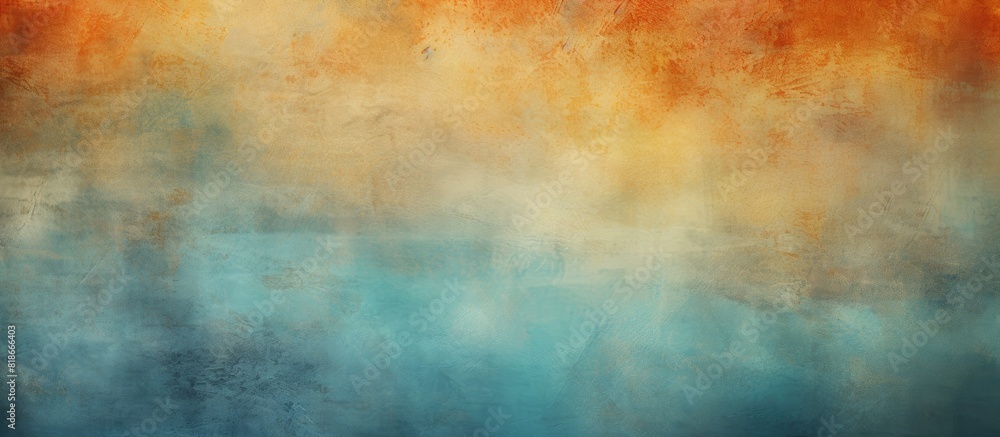 Poster abstract background with a gradient fine art design featuring a panoramic grunge texture pattern cop