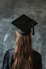 portrait of a young female graduate